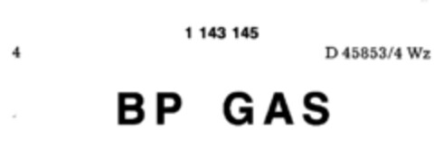 BP GAS Logo (DPMA, 05.01.1989)