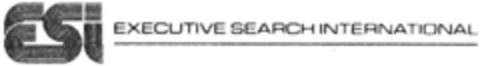 ESi EXECUTIVE SEARCH INTERNATIONAL Logo (DPMA, 19.03.1993)