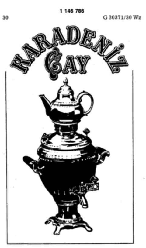 KARADENiZ CAY Logo (DPMA, 29.04.1983)