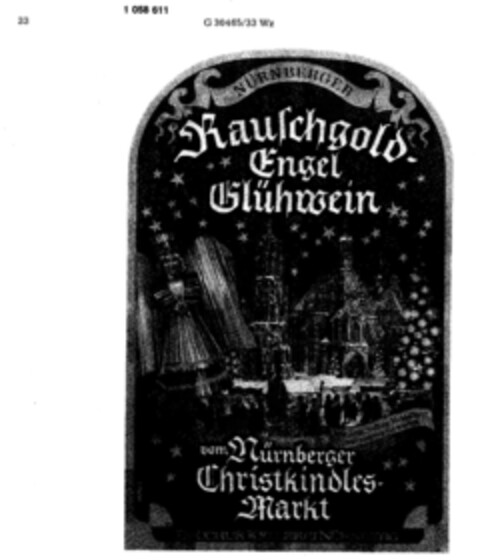 NÜRNBERGER Rauschgold-Engel Glühwein vom Nürnberger Christkindles-Markt Logo (DPMA, 05/31/1983)