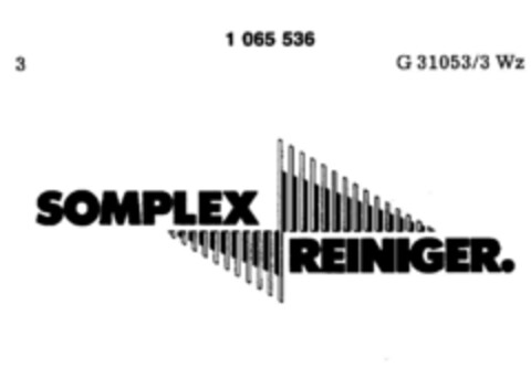 SOMPLEX REINIGER. Logo (DPMA, 07.01.1984)