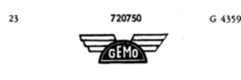 GEMO Logo (DPMA, 03/18/1954)