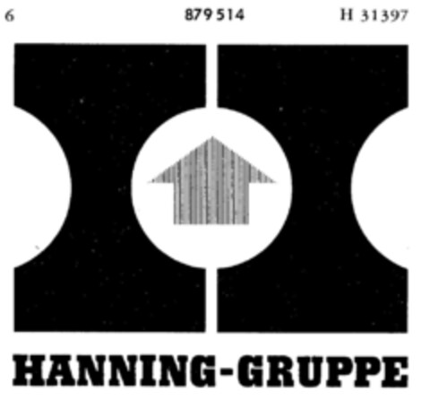 HANNING-GRUPPE Logo (DPMA, 06.04.1968)