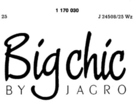 Big chic BY JAGRO Logo (DPMA, 08.11.1989)