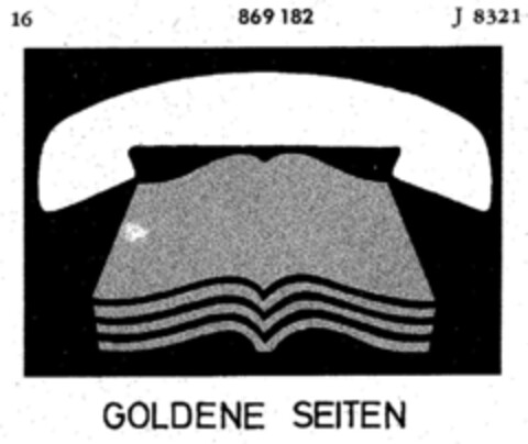 GOLDENE SEITEN Logo (DPMA, 24.03.1969)