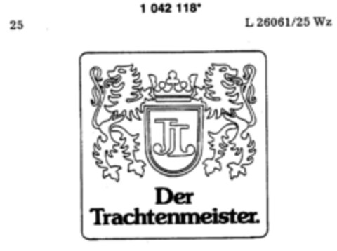 JL Der Trachtenmeister. Logo (DPMA, 29.10.1982)