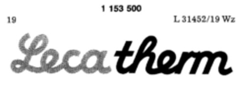 Lecatherm Logo (DPMA, 25.08.1988)