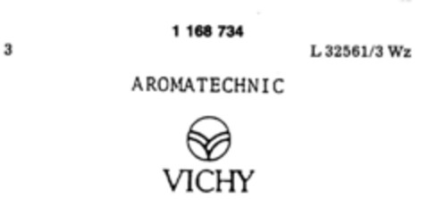 AROMATECHNIC VICHY Logo (DPMA, 29.07.1989)