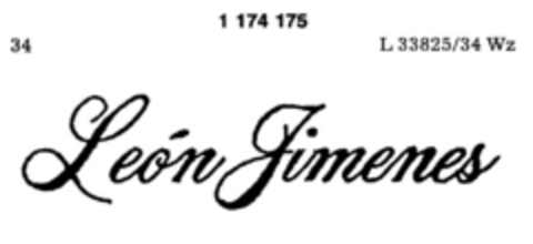 León Jimenes Logo (DPMA, 22.08.1990)