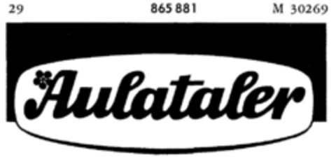 Aulataler Logo (DPMA, 18.10.1968)