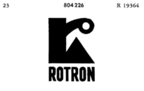 ROTRON Logo (DPMA, 11.08.1964)