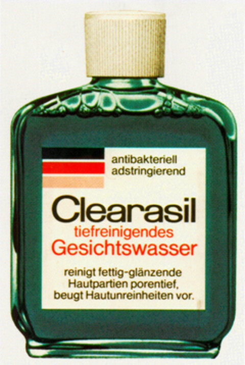 Clearasil tiefreinigendes Gesichtswasser Logo (DPMA, 07.07.1981)