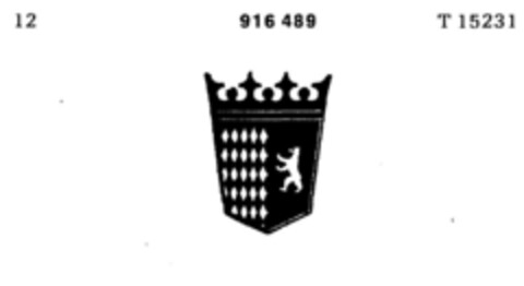 916489 Logo (DPMA, 27.10.1972)