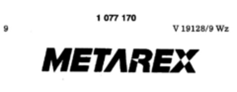 METAREX Logo (DPMA, 15.10.1984)