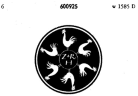 Z+R H Logo (DPMA, 10/01/1948)