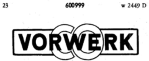 VORWERK Logo (DPMA, 01.10.1948)