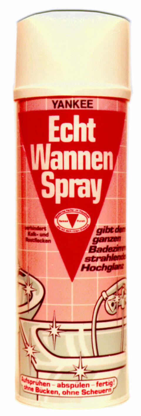 YANKEE Echt Wannen Spray Logo (DPMA, 25.08.1976)