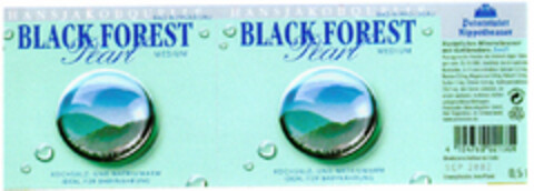 BLACK FOREST Pearl Logo (DPMA, 10.10.2000)