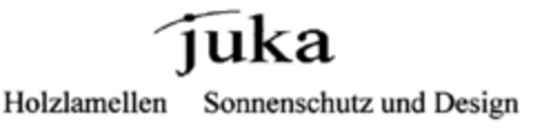 juka Holzlamellen Sonnenschutz und Design Logo (DPMA, 11/02/2000)