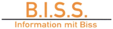 B.I.S.S. Information mit Biss Logo (DPMA, 08.02.2008)