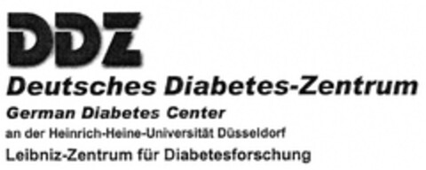 DDZ Deutsches Diabetes-Zentrum German Diabetes Center Logo (DPMA, 14.04.2009)