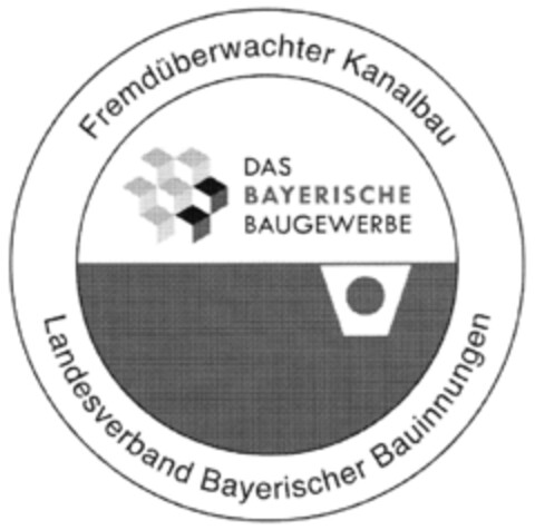 Fremdüberwachter Kanalbau Landesverband Bayerischer Bauinnungen Logo (DPMA, 22.12.2009)