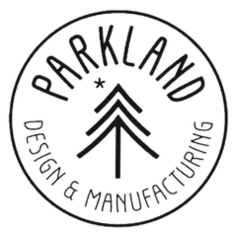 PARKLAND DESIGN & MANUFACTURING Logo (DPMA, 09/10/2015)