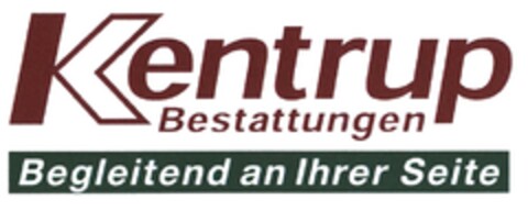 Kentrup Bestattungen Begleitend an Ihrer Seite Logo (DPMA, 30.09.2015)