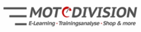 MOTODIVISION E-Learning Trainingsanalyse Shop & more Logo (DPMA, 08/28/2019)