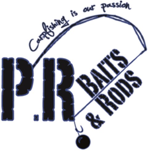 P.R BATTS & RODS Carpfishing is our passion Logo (DPMA, 02/11/2021)