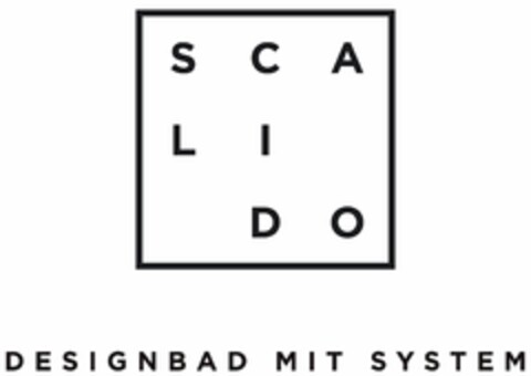 SCALIDO DESIGNBAD MIT SYSTEM Logo (DPMA, 17.05.2022)