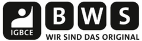 IGBCE B W S WIR SIND DAS ORIGINAL Logo (DPMA, 06/21/2023)