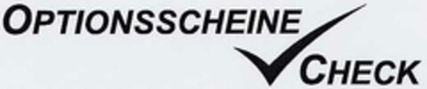 OPTIONSSCHEINE CHECK Logo (DPMA, 21.05.2002)