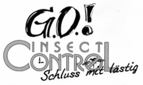 G.O.! INSECT CONTROL Schluss mit lästig Logo (DPMA, 27.06.2003)