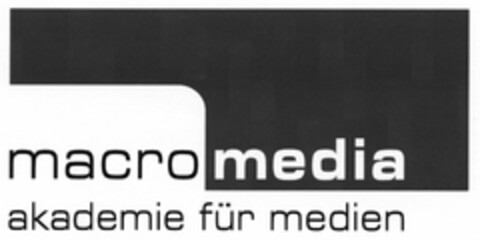 Macromedia GmbH - Akademie für Medien Logo (DPMA, 02/08/2005)