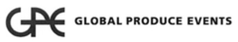 GPE GLOBAL PRODUCE EVENTS Logo (DPMA, 28.08.2006)