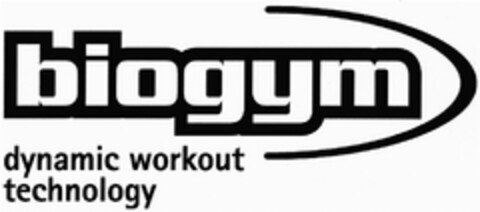 biogym dynamic workout technology Logo (DPMA, 08.08.2007)