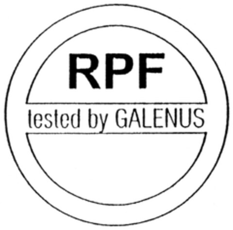 RPF tested by GALENUS Logo (DPMA, 02.11.2007)