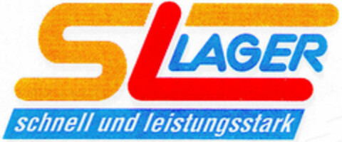 SL LAGER schnell und leistungsstark Logo (DPMA, 24.12.1994)