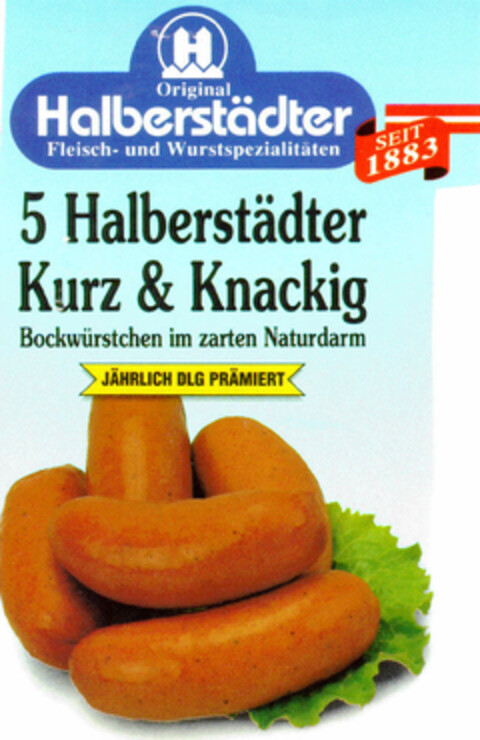 5 Halberstädter Kurz & Knackig Logo (DPMA, 14.03.1995)