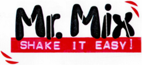 Mr. Mix SHAKE IT EASY! Logo (DPMA, 02.04.1996)