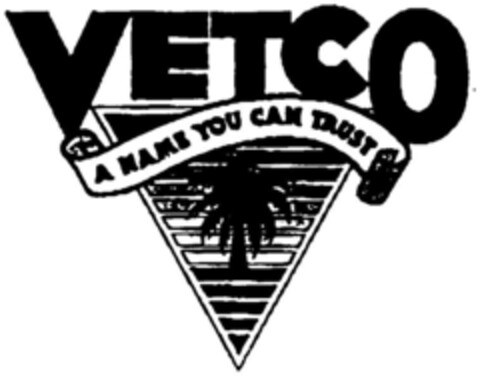 VETCO A NAME YOU CAN TRUST Logo (DPMA, 13.09.1996)