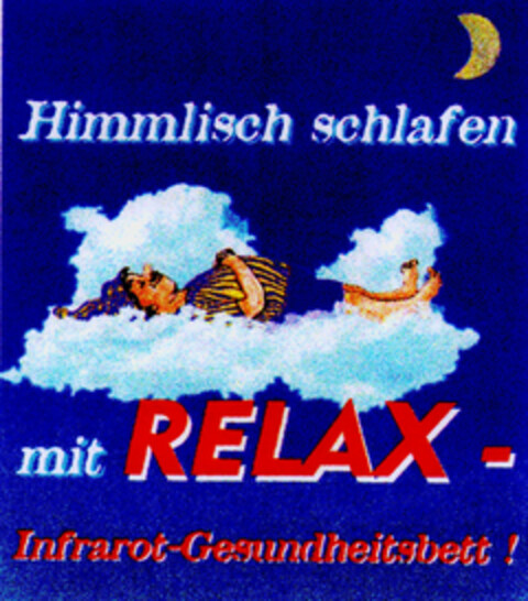 Himmlisch schlafen mit RELAX Logo (DPMA, 29.08.1997)