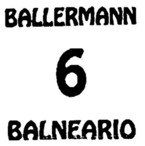 BALLERMANN 6 BALNEARIO Logo (DPMA, 27.11.1997)
