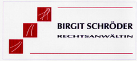 BIRGIT SCHRÖDER RECHTSANWÄLTIN Logo (DPMA, 13.02.1998)