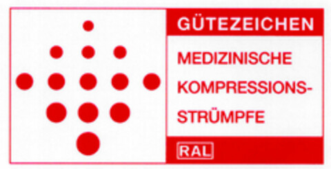 GÜTEZEICHEN MEDIZINISCHE KOMPRESSIONSSTRÜMPFE Logo (DPMA, 07/14/1999)