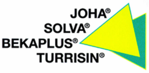 JOHA SOLVA BEKAPLUS TURRISIN Logo (DPMA, 03/24/1999)