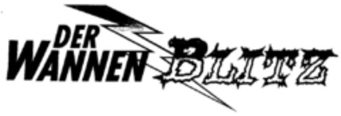DER WANNEN BLITZ Logo (DPMA, 02.10.1999)