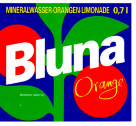 Bluna Orange Logo (DPMA, 28.07.1994)