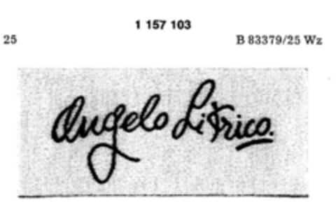 Angelo Litrico Logo (DPMA, 04.12.1987)